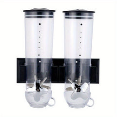 Wall Mounted Barley Machine Acrylic Grain Storage Tank Kitchen Can