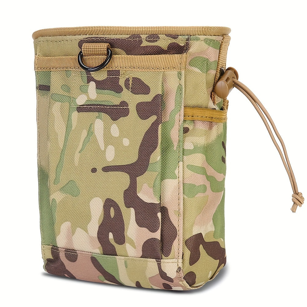 Outdoor Recycling Bag Molle Dump Pouch Drawstring