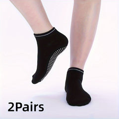 6 Pairs Women's Yoga Socks Non Slip Sports Socks With Extra Grips
