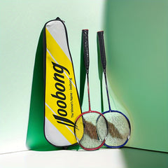 JOOBONG Badminton Racket Aluminum Carbon Racket With Bag For Youth Training