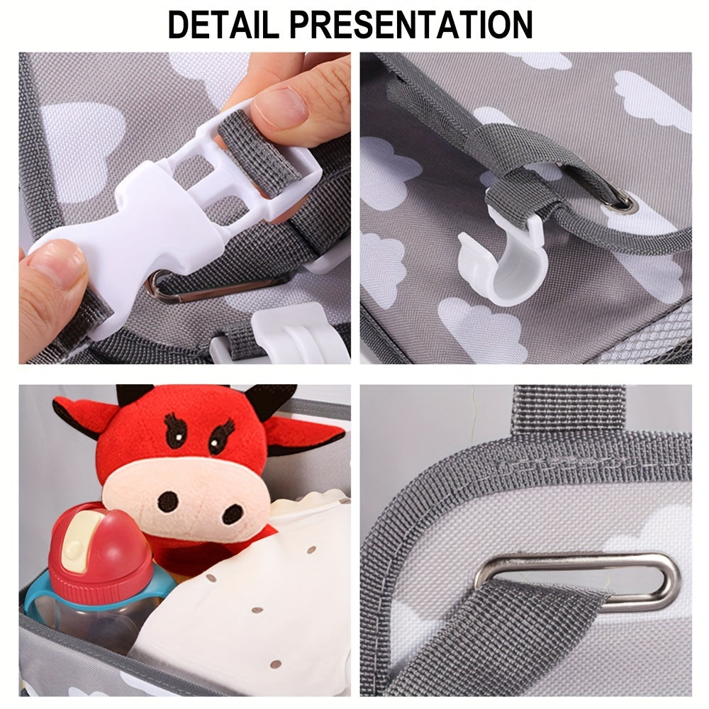 Large Capacity Hanging Storage Bag for Cribs and Carriages
