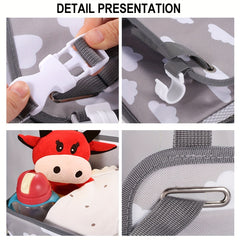 Large Capacity Hanging Storage Bag for Cribs and Carriages