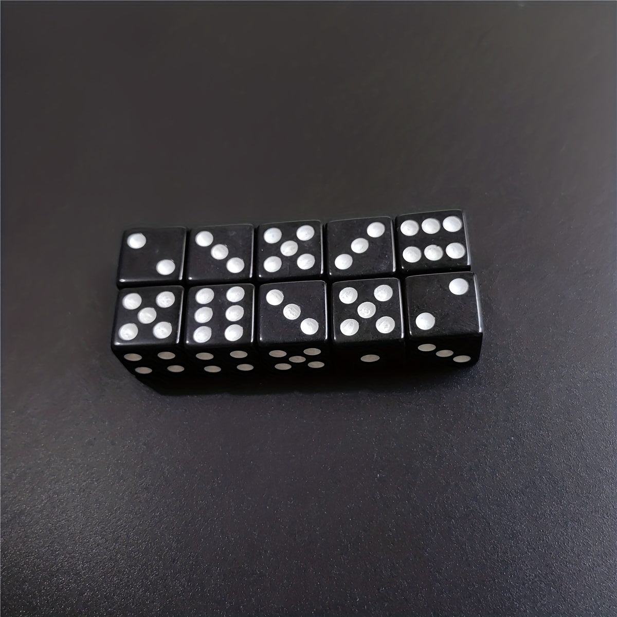 10 Standard Six-Sided Dice Set for Table Games