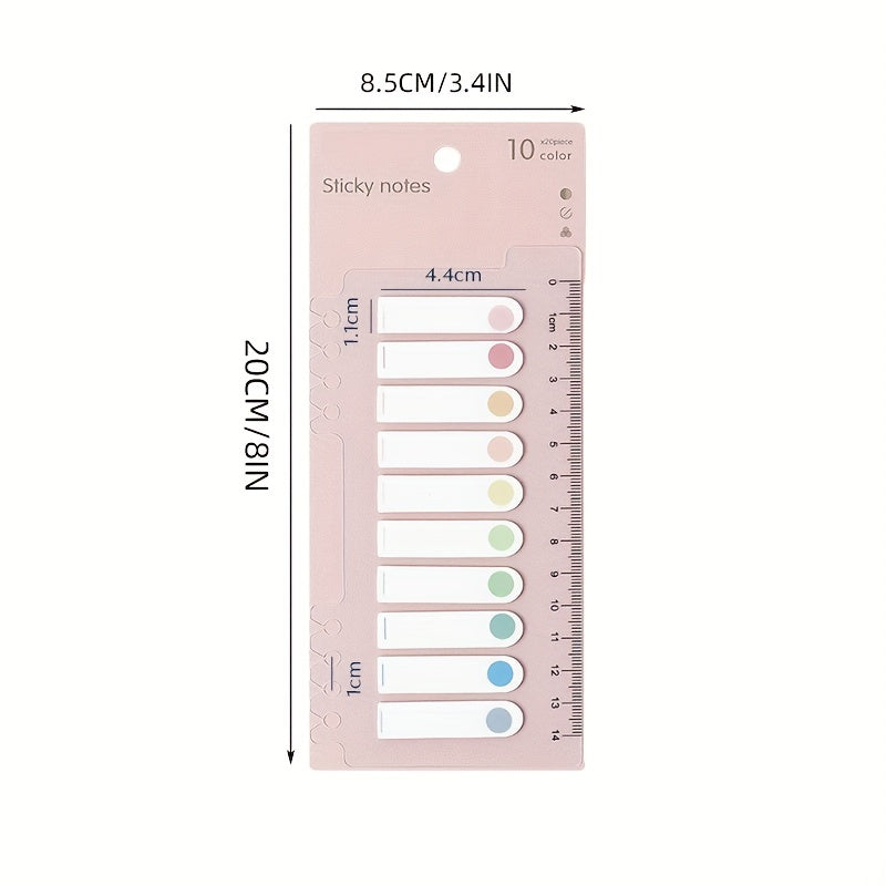 Morandi Translucent PET Index Sticker - Small Label Sticker