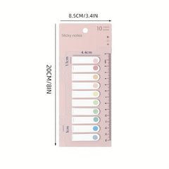 Morandi Translucent PET Index Sticker - Small Label Sticker