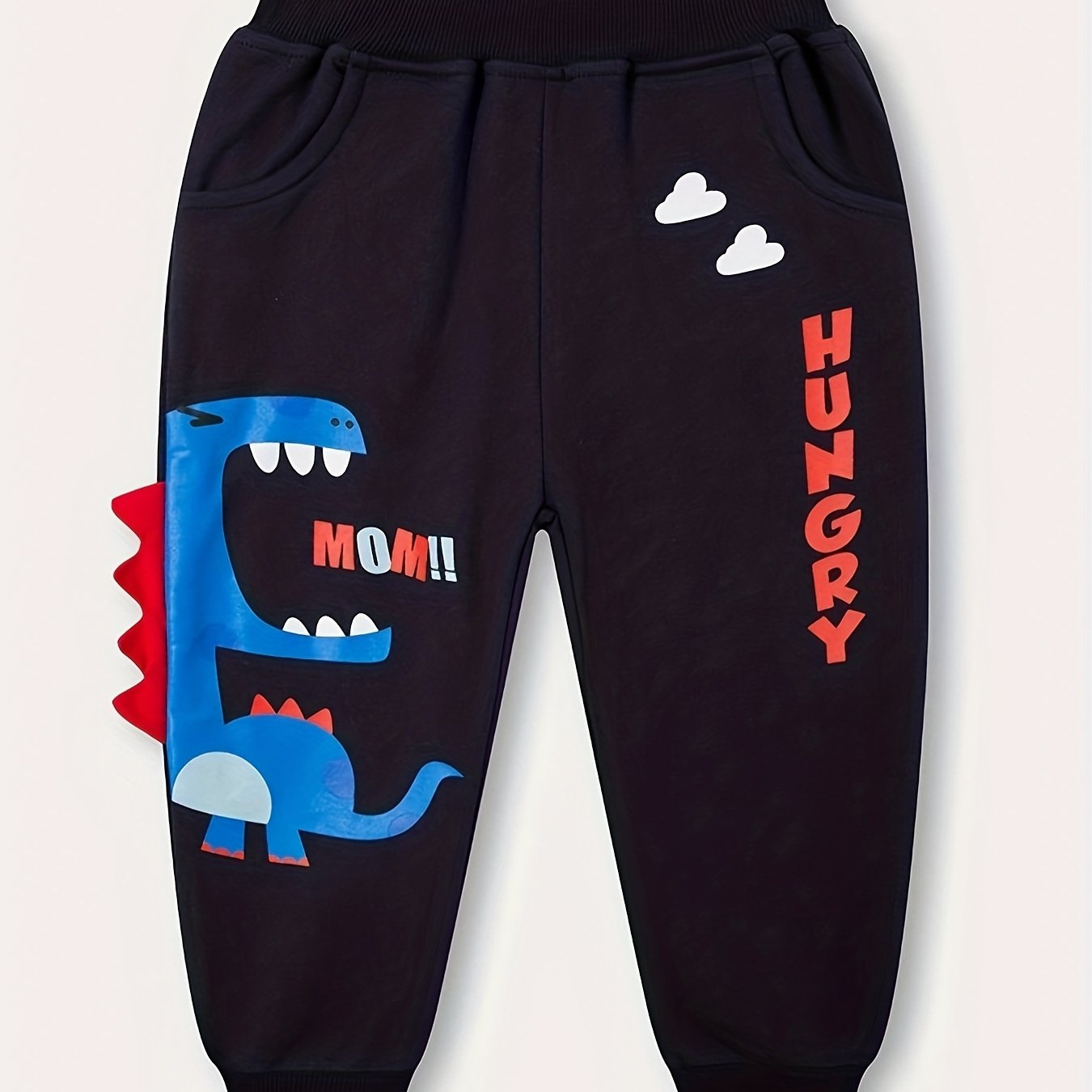 Boys Dino Sweatpants Active Sports Pants
