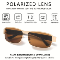 Men's Business Sunglasses UV400 Outdoor Glasses