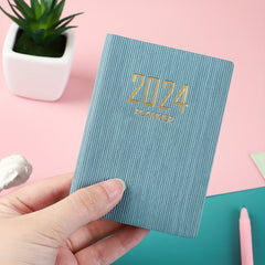 English Planner A7 Daily Schedule Notebook Mini Portable Journal