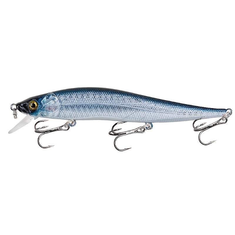 3D Eyes Crankbait For Perch Carp Artificial Wobbler With Sharp Treble Hook