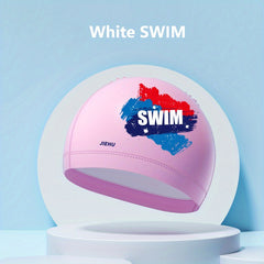 High Elastic Swimming Cap for Long Hair Adults with Comfortable Decor
