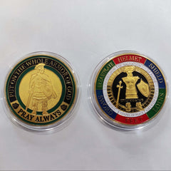 Armored Of God Collection Full Body Armor Challenge Coin