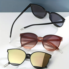 Cat Eye Round Sunglasses UV400 Sun Shades Glasses