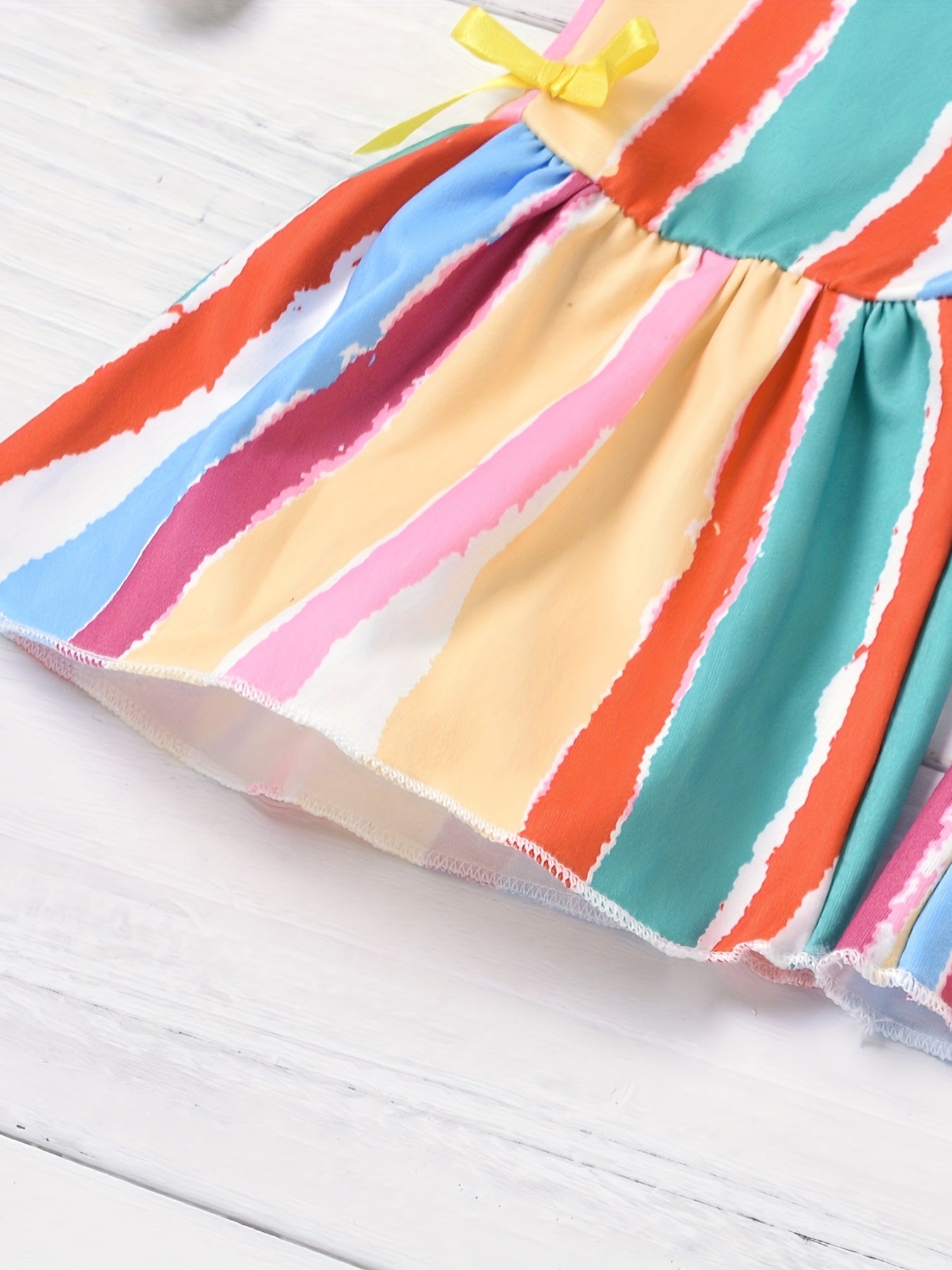Baby Girl's Colorful Striped Flared Pants
