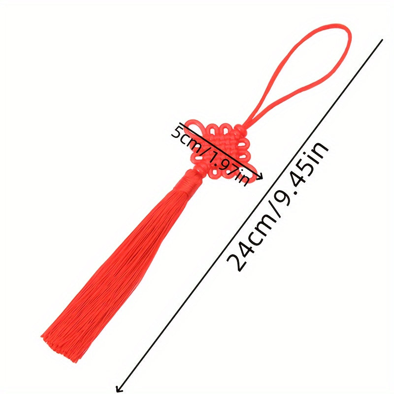 5pcs Chinese Knot Tassel Small Pendant Festive Tassel Ear Spring Pendant