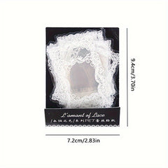 30pcs Retro Hollow Lace Stickers Pack DIY Craft Decoration
