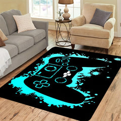 Non Slip Gamer Area Rug for Boys Bedroom Gaming Collection Carpet