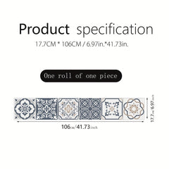 Mediterranean Printed Stair Stickers for Walls Floors