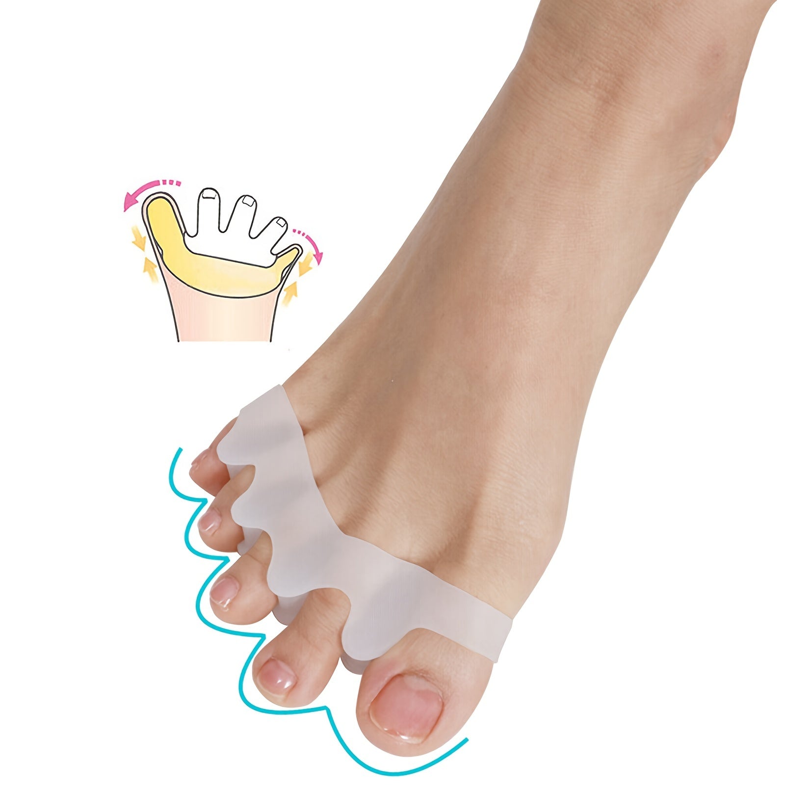 Toe Brace Nail Protector Soft Silicone Joint Gel Skin Care