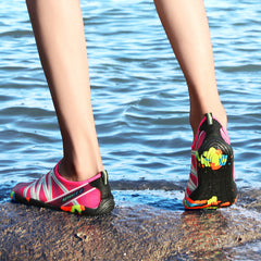 Women's Zigzag Water Shoes Quick Dry Aqua Socks for Swimming Surfing