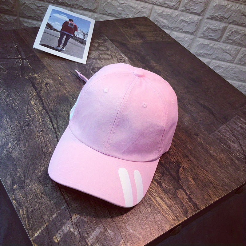 Casual Couple Baseball Cap Solid Hip Hop Sun Hat Unisex Dad Hats