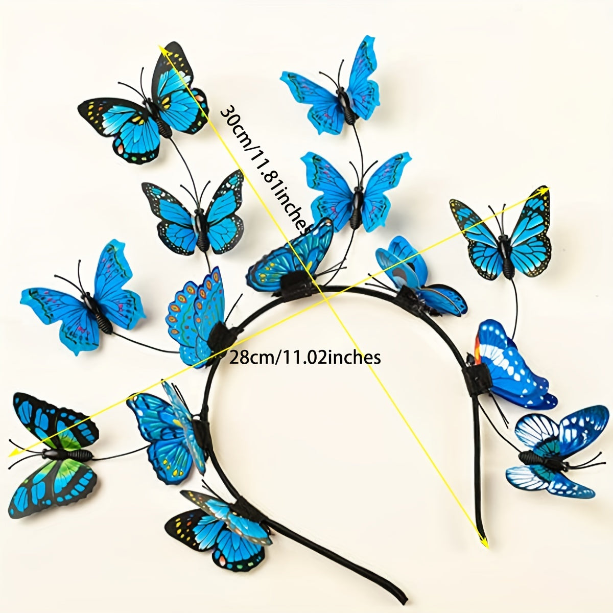 Butterfly Headband Halloween Party Cosplay Hair Band Costume Accessories