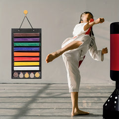 Taekwondo Belt Storage Bag For 8 Belts & 5 Medals
