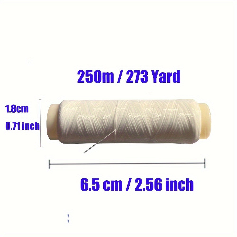 250m 273yds Elastic Bait Fishing Line Strong Pull Wear Resistance