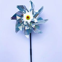 Reflective Laser Windmill Bird Repellent Devices Rainbow Pinwheels