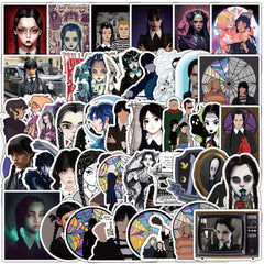 50pcs American TV Series Doodle Stickers Waterproof Stationery Stickers