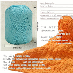 200g Cotton Yarn for DIY Knitting & Crocheting Sweater Scarf Clothes
