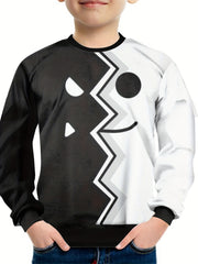 Angle & Devil Kid's Sweatshirt Unisex Pullover Long Sleeve Top