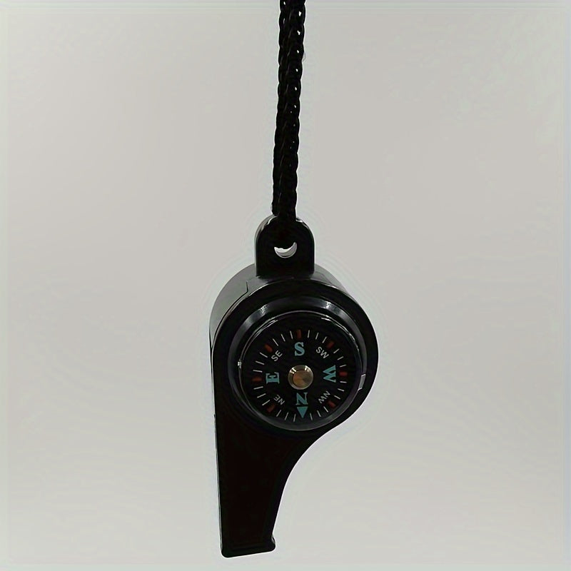3 In 1 Whistle Portable Survival Whistle Compass Thermometer