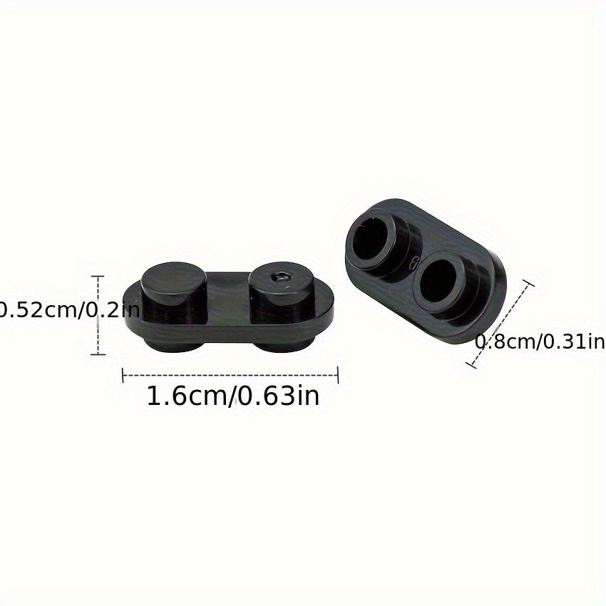 50pcs 1X2 Round Stud Blocks Double Sided Building Toy