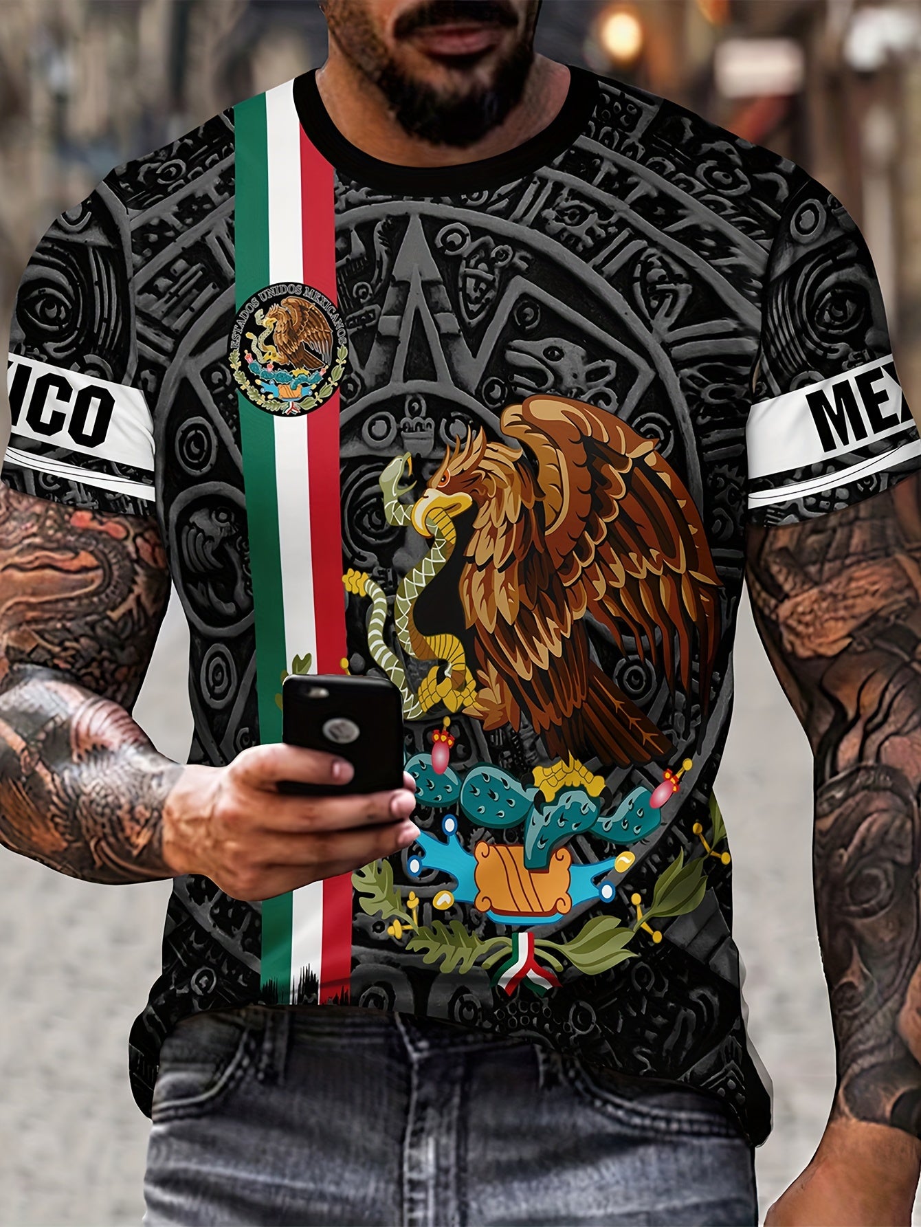 Men's 3D Print Novelty T shirt Stylish Tees For Summer Mens Clothing