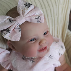 Huge Baby Reborn Baby Doll Kodi Bear Girl Doll Lifelike 3D Painted Skin