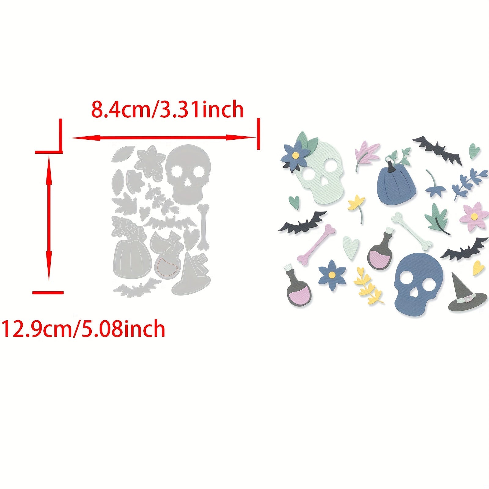Hallowmas Metal Cutting Dies DIY Scrapbooking Decorative Handcraft