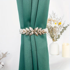 Faux Pearl Stretch Curtain Tieback for Home Decor