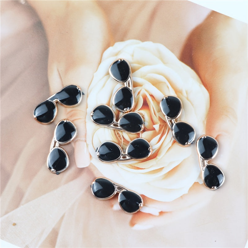 DIY Decorative Glasses Resin Accessories for Headwear and Jewelry