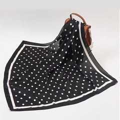Polka Dot Bandana Casual Neckerchief Scarf Head Wrap Bag Handle Charm
