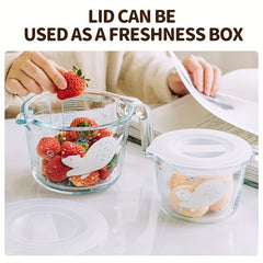 Glass Measuring Cup With Scale High Temperature Resistant Milk Cup