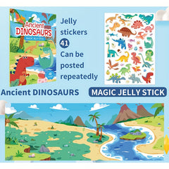 Reusable Sticker Books Educational Toys for Kids