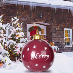 Giant 59.94cm Outdoor Christmas Inflatable Ball Decoration