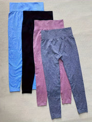 4pcs Seamless Yoga Pants High Stretch Leggings Women's Activewear
