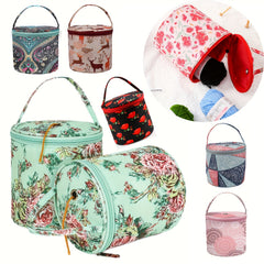 Short Wool Bucket Yarn Storage Bag