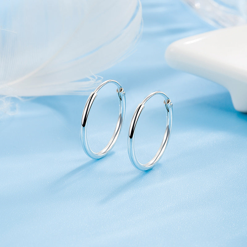 3pcs Kids Silver Earrings Set, Anti-Allergy, Ideal Holiday Gift