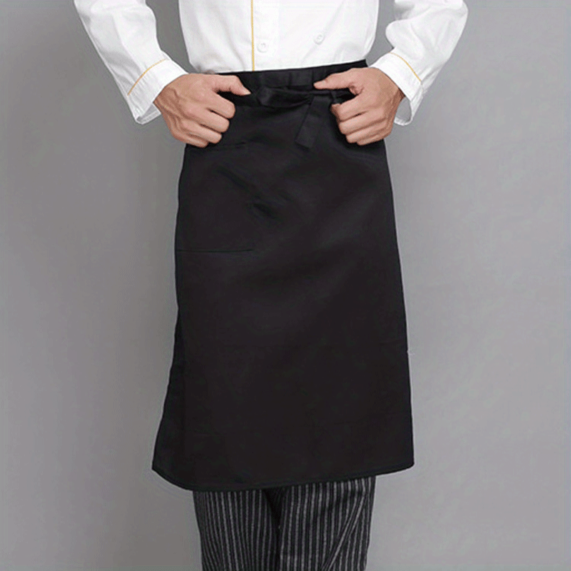 Polyester Half Apron for Hotel Restaurant Waiters