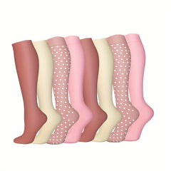 Copper Compression Socks 10-20 mmHg Knee High for Women Men