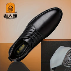 Men's Derby Shoes Lace up Front Dress Shoes For Men