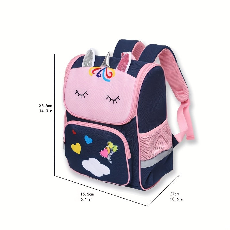 Unicorn School Bag for Kids with Protective Spine