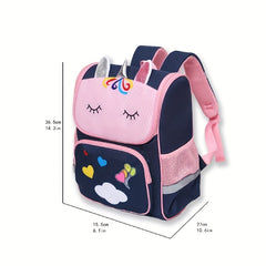 Unicorn School Bag for Kids with Protective Spine